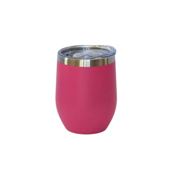 NEW CREATIVE GIFTS INTERNATIONAL stemless wine tumbler in hot pink - Picture 2 of 2